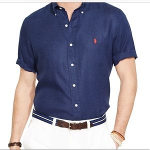 Polo Ralph Lauren
Men's Short-Sleeve Linen Shirt